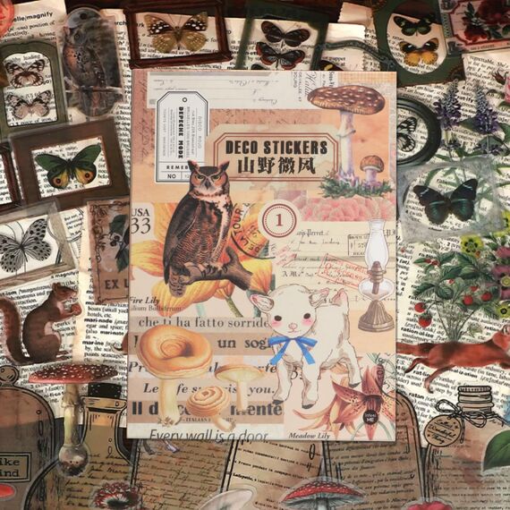 Scrapbooking Sticker Set, Scrapbooking Aufkleber, Dekorative Journal Fotoalbum Aufkleber Stickers Zubehör Selbstklebend für DIY Scrapbook Kalender Notizbuch Fotobuch Tagebuch Journaling