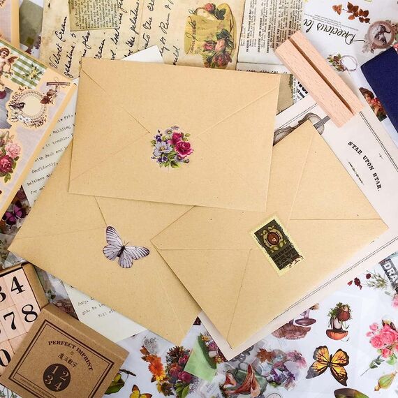 510 Stück/100 Blatt Scrapbooking Sticker，Scrapbook Zubehör丨Scrapbook Stickers Set Sticker Bullet Journal für Scrapbook,Bullet Journal Zubehör,Journaling Zubehör usw