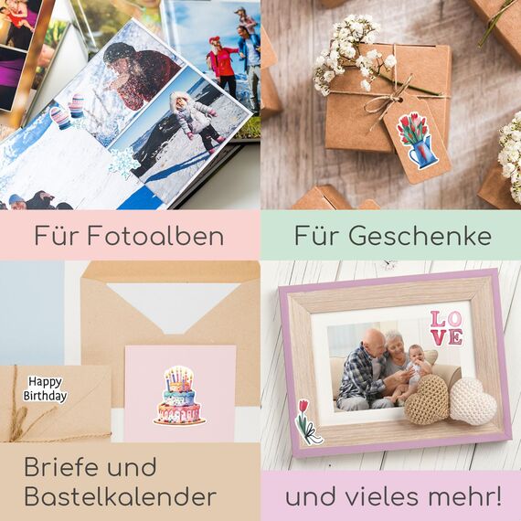 younikat Aufkleber-Set I Jahreszeiten I über 170 Sticker Motive I bunt I dv1422