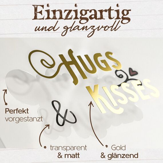 Sticker Hochzeit Gästebuch (350 Stück) – Aufkleber Liebe für Fotoalbum, Scrapbook, Bullet Journal & Hochzeit Deko – Hochzeitssticker in Grün Gold für Gästebuch und Hochzeitsalbum
