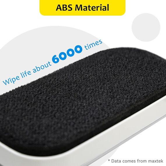 maxtek Whiteboard Schwamm Magnetisch, 2er Pack Starker Magnetischer Radierer, Whiteboard Zubehör & Eraser für Trockenreinigung auf vielen Oberflächen (Weiß, 2 Stück)