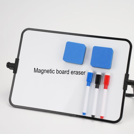 Stoepeoco 48 Stück Whiteboard Schwamm Magnetischer Whiteboardlöscher 5x5x2cm, Magnetische Befestigung, Whiteboard Reiniger, für Klassenzimmer, Büro und Zuhause (Rot, Gelb, Blau, Grün)