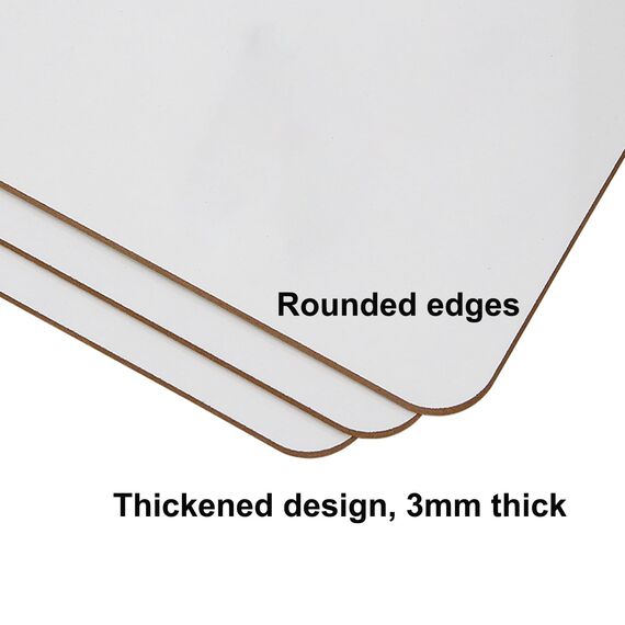 Hisredsun 1 Stück whiteboard klein, Mini Whiteboard a4, abwischbare tafel mit 1 Stiften und 1 Radiergummis, kleines whiteboard für Klassenzimmer, Zuhause und Büro
