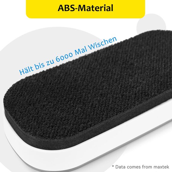 maxtek Whiteboard Schwamm Magnetisch, 1er Pack Starker Magnetischer Radierer, Whiteboard Zubehör & Eraser für Trockenreinigung auf vielen Oberflächen (Grau, 1 Stück)