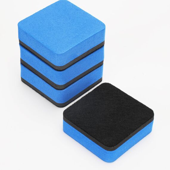 24 Stück Magnetischer Whiteboard Schwamm 5x5x2cm - Löscher und Reiniger für Klassenzimmer, Büro und Zuhause