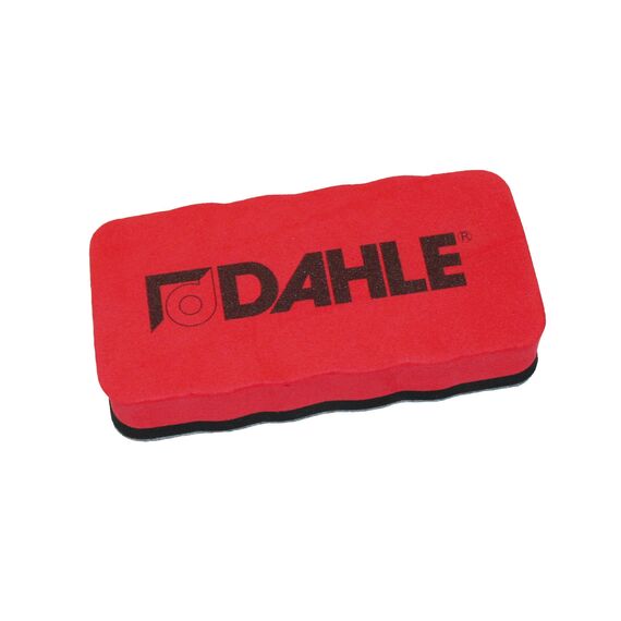 Dahle Whiteboard Schwamm (Magnetischer Wischer für Trockenreinigung auf vielen Oberflächen) rot, 1 Stück