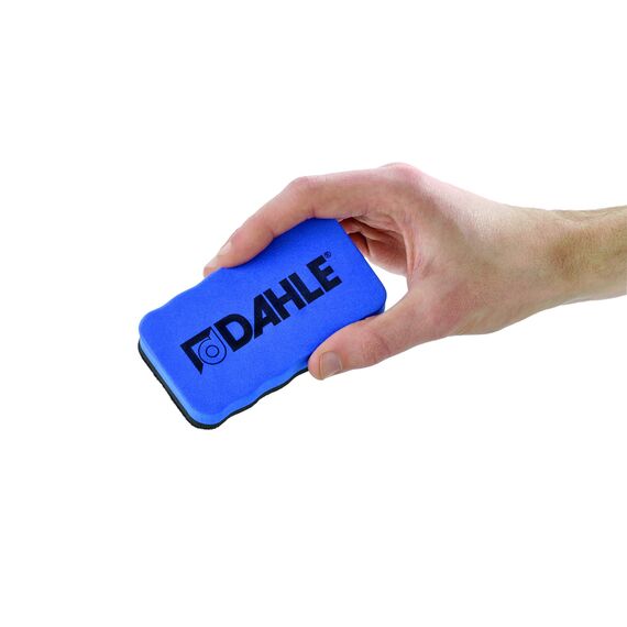 Dahle Whiteboard Schwamm (Magnetischer Wischer für Trockenreinigung auf vielen Oberflächen) blau, 1 Stück