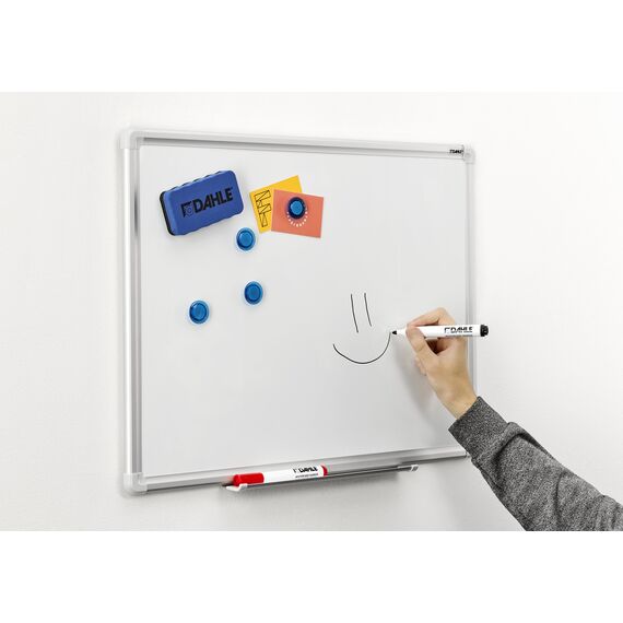Dahle Whiteboard Schwamm (Magnetischer Wischer für Trockenreinigung auf vielen Oberflächen) blau, 1 Stück