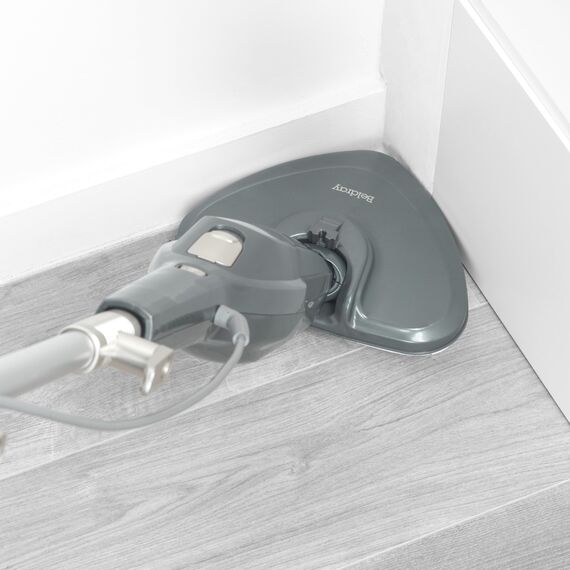 Beldray BEL01986 Clean & Refresh Steam Cleaner – Steam Mop, Chemical-Free Cleaning, Precision-Shaped Head for Corners, Fast Heat Up, 350 ml Water Tank, Carpet, Laminate, Wood, Tiles, 1300W