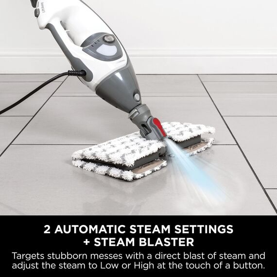Shark [S6005UK] Dampfreiniger, 1050 W, Grau & Weiß