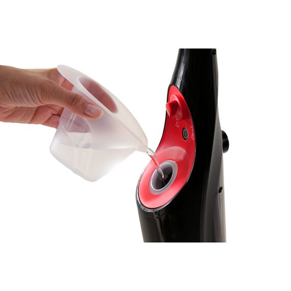 Vileda Steam Dampfreiniger mit 4 Ersatzbezügen, entfernt 99,9 Prozent der Bakterien ohne chemische Reinigungsmittel