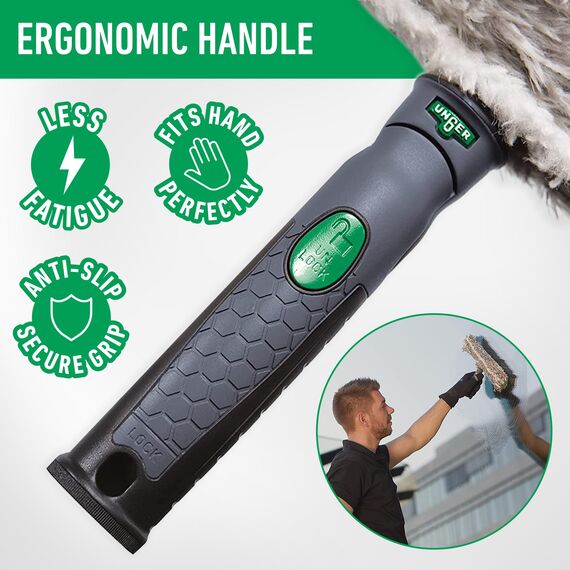 Unger NA350 ErgoTec Ninja Einwascher, Grau/Schwarzem, 35cm Größe