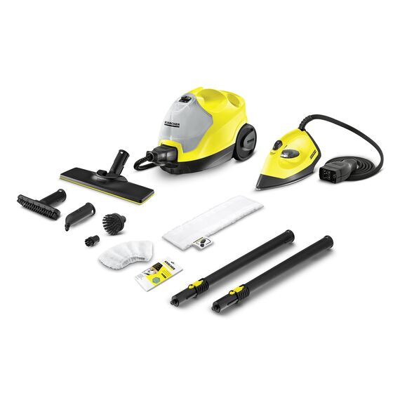 Kärcher Dampfreiniger SC 4 EasyFix Iron Schwarz, Gelb