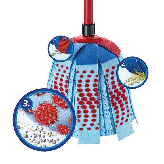 Vileda SuperMocio XL 3 Action Set Wischmop Microfaser