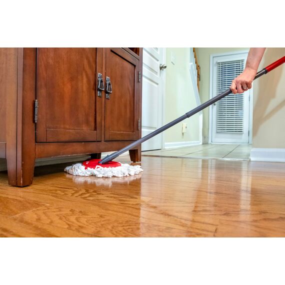 O-Cedar EasyWring SpinMop, Plastik, rot, grau, Standard