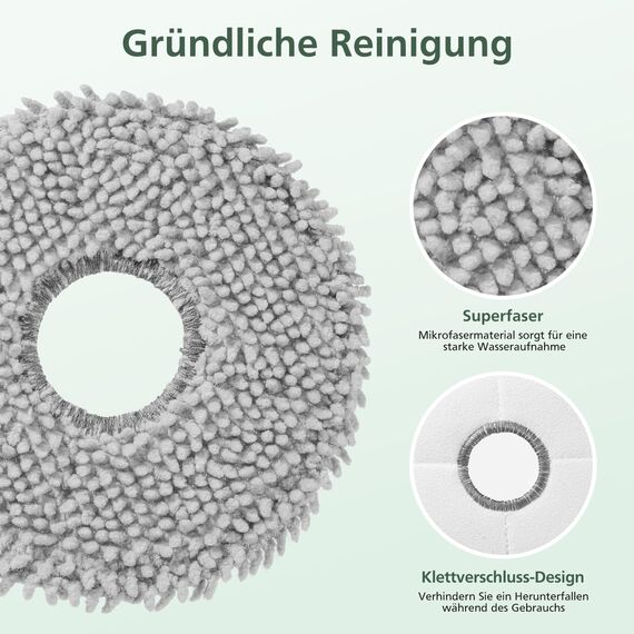 20pcs Q Revo Zubehör kompatibel mit Roborock Q Revo Rboter-Staubsauger, 2 Rollenbürste, 4 HEPA-Filter, 4 Staubbeutel, 4 Mikrofaser-Pads, 4 Seitenbürsten, 1 Schraubendreher