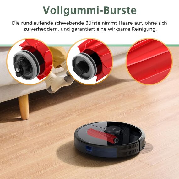 20pcs Q Revo Zubehör kompatibel mit Roborock Q Revo Rboter-Staubsauger, 2 Rollenbürste, 4 HEPA-Filter, 4 Staubbeutel, 4 Mikrofaser-Pads, 4 Seitenbürsten, 1 Schraubendreher