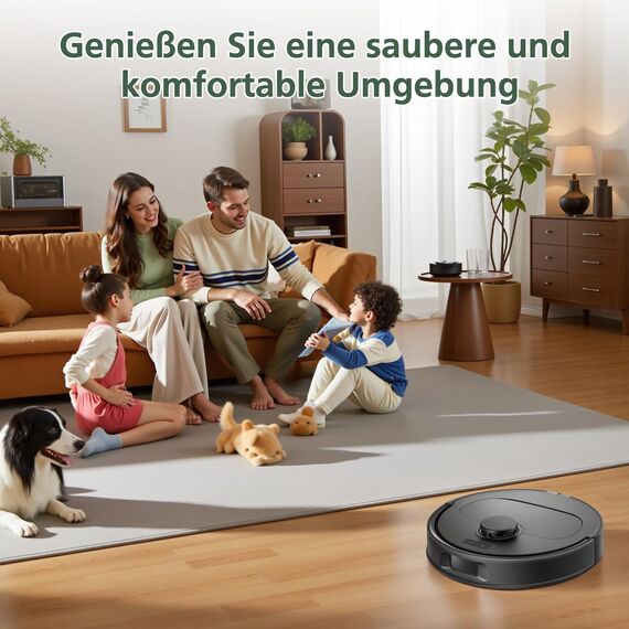 26 Stück Zubehör Ersatzteile für Roborock QV 35A/QV 35S Saugroboter, 2 Rollenbürste, 4 HEPA-Filter, 6 Staubbeutel, 6 Wischtücher, 6 Seitenbürsten, 1 Reinigungsbürste