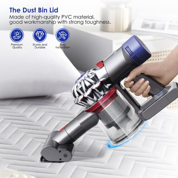 Staubbehälter Deckel Kompatibel Mit Dyson Staubsauger V7 V8 Modelle - Türteile/Schmutzbecher/Staubeimer Abdeckung/Staubbox/Staubsammler