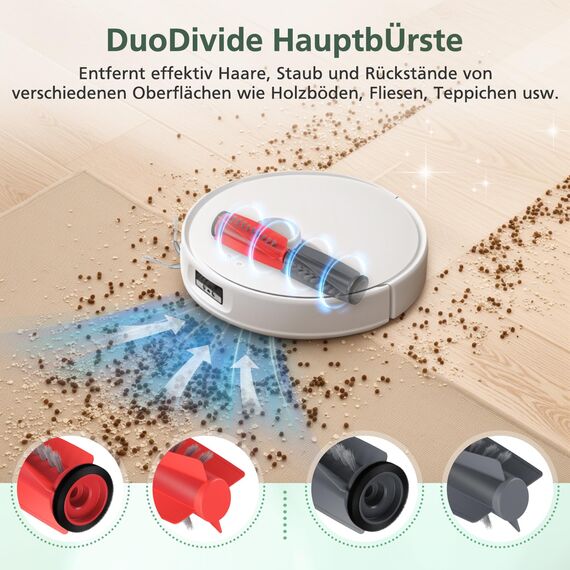 20 Stück Qrevo Curv Zubehör kompatibel mit Roborock Qrevo Curv/Curv s5x/ qrevo S5V/Qrevo Edge S5A Rboter-Staubsauger, 2 Rollenbürste, 4 HEPA-Filter, 4 Staubbeutel, 4 Wischtücher, 6 Seitenbürsten