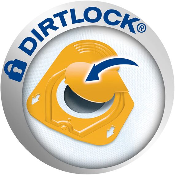 Swirl R 39 EcoPor Staubsaugerbeutel für Rowenta, Moulinex, 4 Beutel, Natur (Packung mit 2)