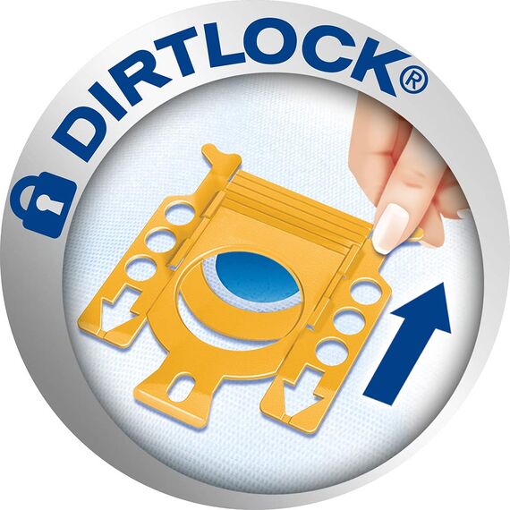 Swirl M 40 EcoPor Staubsaugerbeutel für Miele, Hoover, 4 Beutel (Packung mit 2)