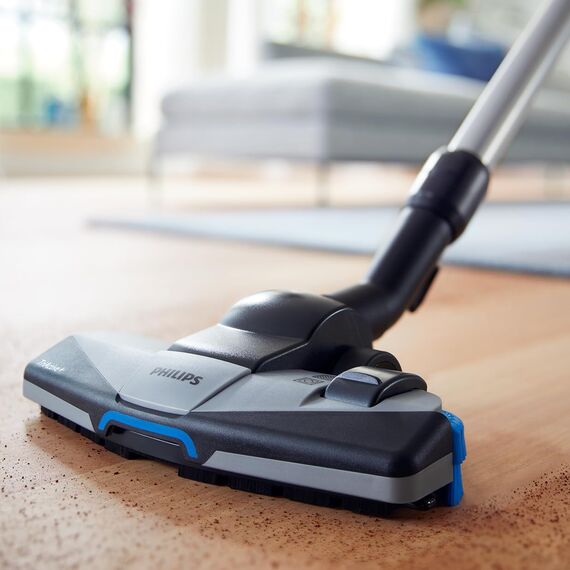 Philips PowerPro Expert Beutelloser Staubsauger – Kompakt, 900-W-Motor, PowerCyclone 8 Technologie für starke Saugleistung, Multi-Oberflächen-Reinigung, Allergy Lock, Super Turbo Bürste (FC9745/09)