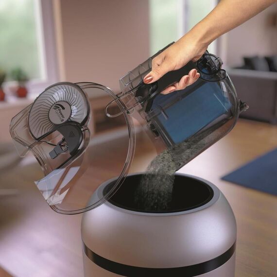 Philips PowerPro Expert Beutelloser Staubsauger – Kompakt, 900-W-Motor, PowerCyclone 8 Technologie für starke Saugleistung, Multi-Oberflächen-Reinigung, Allergy Lock, Super Turbo Bürste (FC9745/09)