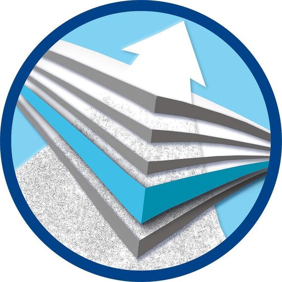 Swirl R 39 EcoPor Staubsaugerbeutel für Rowenta, Moulinex, 4 Beutel, Natur (Packung mit 2)