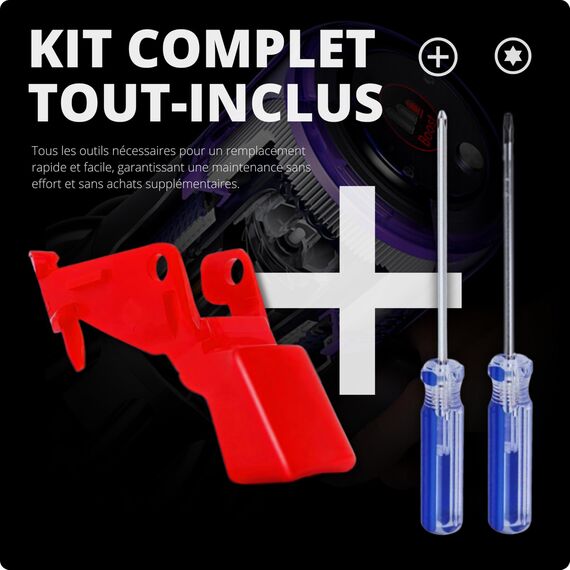 REELLEO V11 V10 Schalter Verstärkt, Ersatzteile Trigger Reparieren Knopf für Dyson Staubsauger mit Schraubenzieher