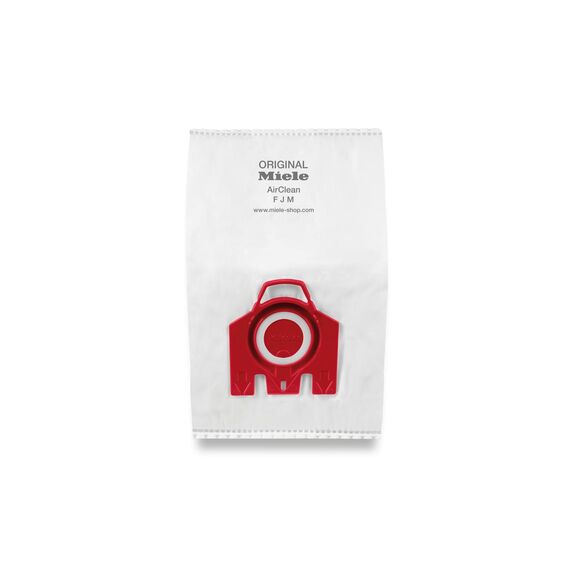 Miele Original Zubehör - Staubsaugerbeutel HyClean Pure FJM/Mit Bester Filtrationsleistung/Schließt den Staub sicher im Staubsauger EIN/Automatischer Beutelverschluss (12281690)