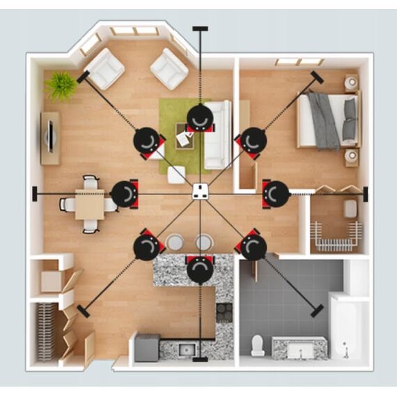 Numatic 903383 / Henry HVR200-11 HVR200-11 NVR200-11 Henry / 903383 Staubsauger, Kunststoff, classic rot