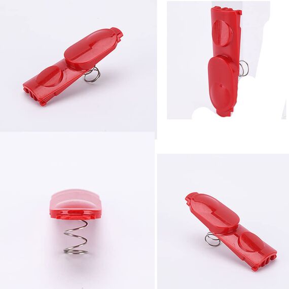 Fixbetter 2 Stück Clip Latch Tab Button mit Feder für Dyson V7 V8 V10 V11 V15 Staubsauger Elektroantrieb Ersatzteile