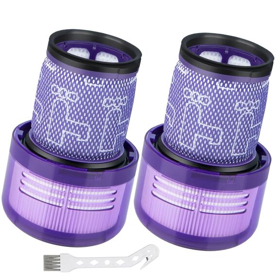 MXZONE HEPA Filter für Dyson V12 Detect Slim Absolute Extra Waschbar Ersatzteile V12 Filter Ersatz Zubehör für Dyson Slim Staubsauger Ersetzen Sie 971517-01
