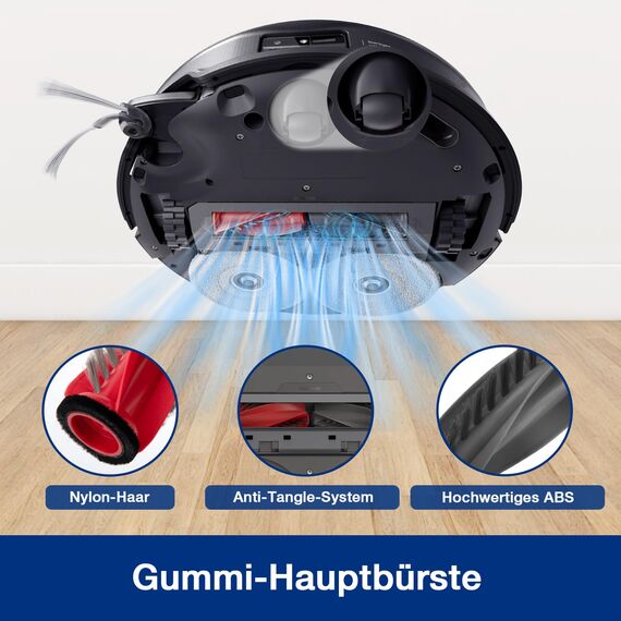 20 Stück Staubsauger Zubehör für Roborock Saros 10R / Qrevo CurvX Saugroboter, 2 Hauptbürste, 4 Wischtücher, 4 Filter, 6 Seitenbürsten, 4 Staubbeutel, 1 Reinigungsbürste, 1 Schraubschrauber