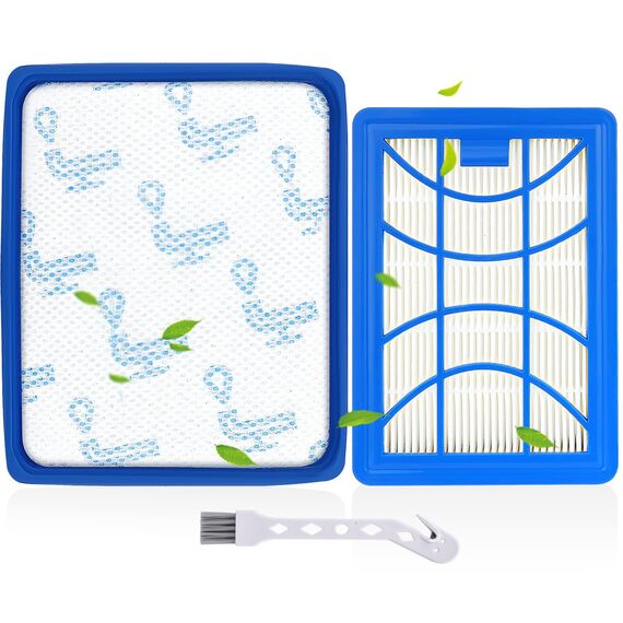 Rebirthcare 1 Stück Filter für Philips PowerPro Expert FC9729 FC9741 FC9742 FC9743 FC9744 FC9745 FC9746 Staubsauger Ersatzfilter Ersatzteile Zubehör Power Cyclone 8 Filter,Ersetzt FC8003/01 FC6042/01