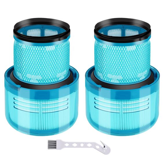 2 Stück Ersatzteile Filter für Dyson V15 V11 SV14 SV22 Detect Absolute Animal Extra Pro Torque Drive Akku Staubsauger Ersatzfilter, Compare to Part # 970013-02