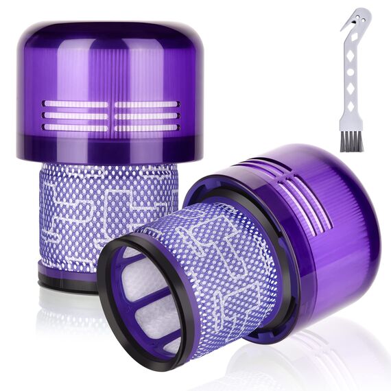 2 Stück Ersatzteile Filter für Dyson V11 Torque Drive Animal V15 Detect Akku Staubsauger SV14 SV17 SV22 Ersatzfilter für Absolute Extra Pro Waschbar Hepa Filter Ersetzen Sie # DY-970013-02