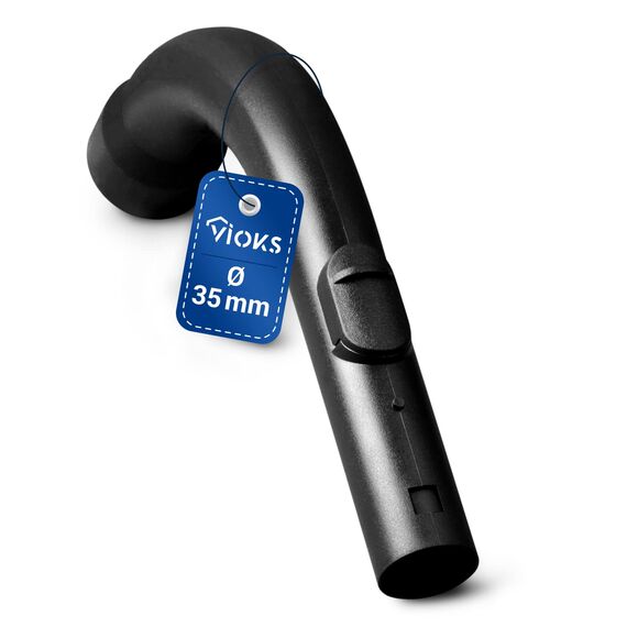 VIOKS Handgriff Griff Ersatz für Miеlе Handgriff Staubsauger 9442601 - Griffrohr 35mmØ passend für s8340 S381 Miеlе Staubsauger C1 C2 C3 S2 S4 S5 S6 S8 Compact Classic S8000 S6000 S5000 S4000