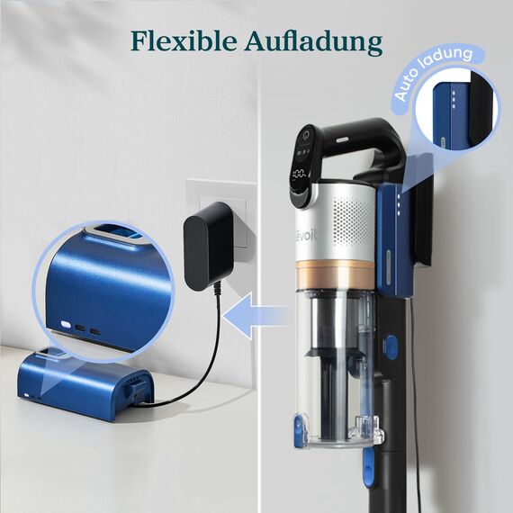 Levoit Originaler Ersatzbatterie für LVAC 300 Akku Staubsauger, Laufzeit bis zu 60 Minuten, 3000mAh Lithium-Batterien