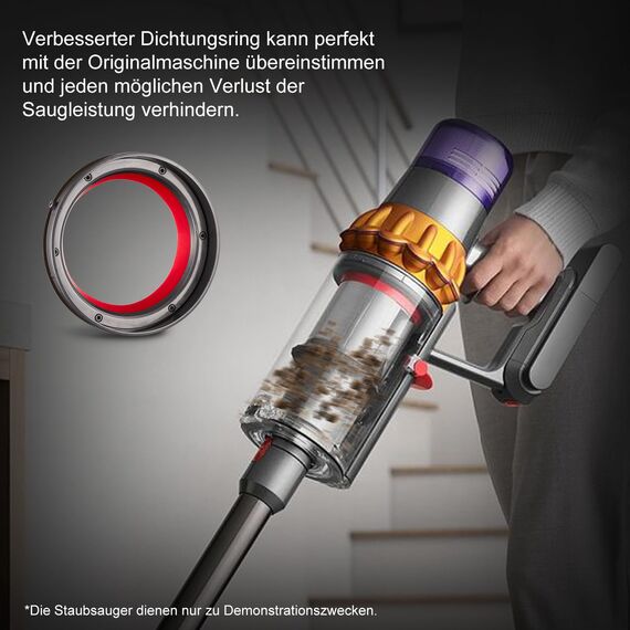Verbesserter Dichtungsring für Dyson V11 V15 Gen5 Staubbehälter Ersatzteile, Dichtring des Staubeimer für Dyson SV14 SV15 SV17 SV22 Behälter Staubsauger Reparatur Teil Zubehör