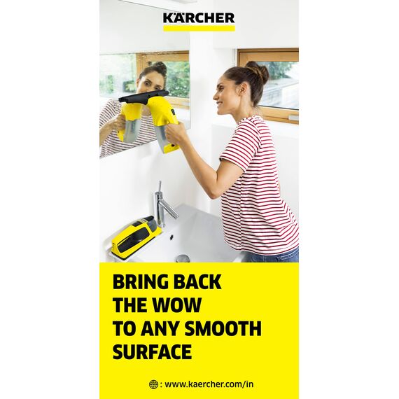 Kärcher Window Vac WV 1 Plus Fensterreiniger, 55 m² Reinigungsleistung