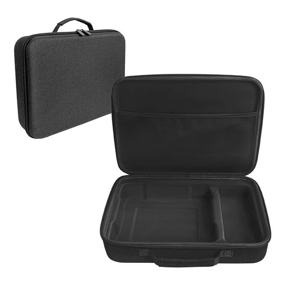 JOYSOG Hartschalen-Organizer-Tasche für Ecovacs Mini-Fensterreinigungsroboter, schützende Tragetasche (35 x 25,5 x 8,5 cm) (schwarz)