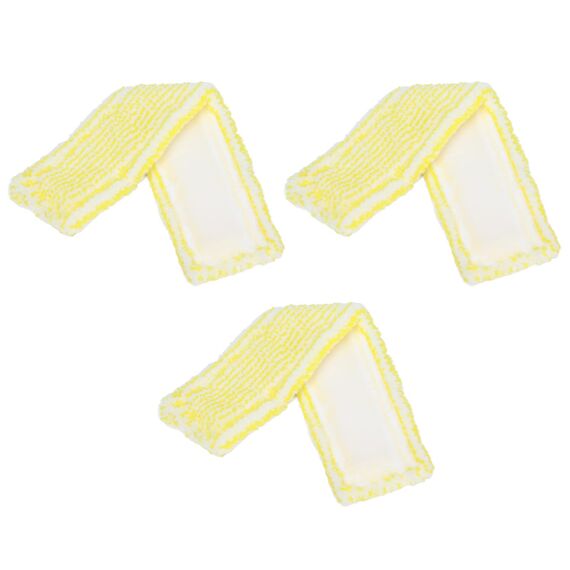 Ersatz Mikrofasertuch für Fensterstaubsauger 3 teiliges Ersatz Mikrofaser Fensterreiniger Pad für WV2 WV5 Fensterreiniger