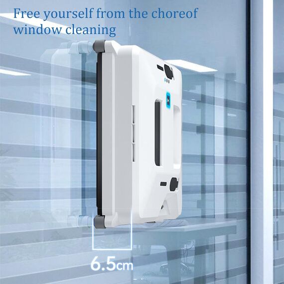 ExoticaBlend Fensterputzroboter, Kantenreinigungsmodus, 2-Fach Sprühsystem, Automatischer Fensterputzer Fernbedienung