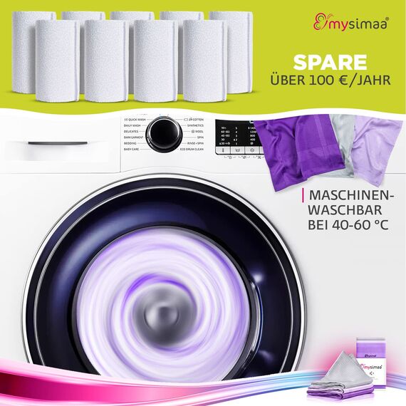 mysimaa® Premium Mikrofaser-Reinigungstücher – Professionelles Mikrofasertuch oder Staubwedel zur Reinigung, um streifenfreien, fusselfreien Glanz in Haushaltsprodukten, Autoreinigung, Küche, Geschirr