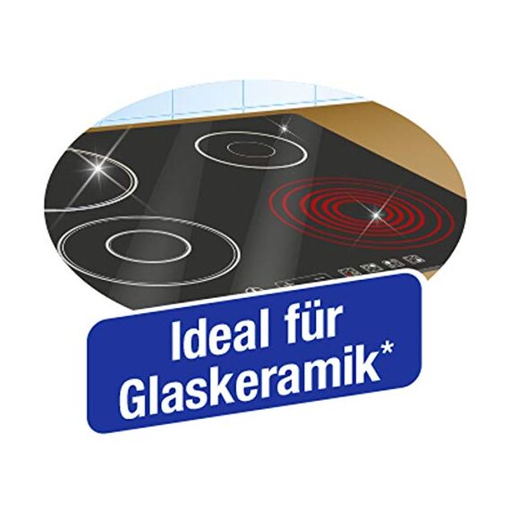 Spontex Kochfeldblitzer, Reinigungsschwamm für Glaskeramik und sensible Oberflächen, ideal für Kochfelder, kratzfrei und saugstark, 1 Stück(1er Pack)