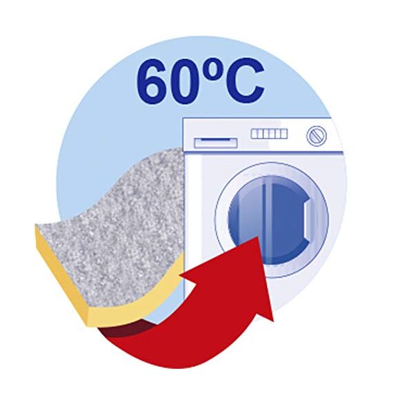 Spontex Kochfeldblitzer, Reinigungsschwamm für Glaskeramik und sensible Oberflächen, ideal für Kochfelder, kratzfrei und saugstark, 1 Stück(1er Pack)