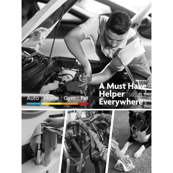 Fantasticlean Mikrofaser Reinigungstücher, 75 Stück pro Rolle Abreißbare Putztücher, Wiederverwendbare Fusselfreie Lappen für Auto, Küche und Haus 30x30cm-Marineblau