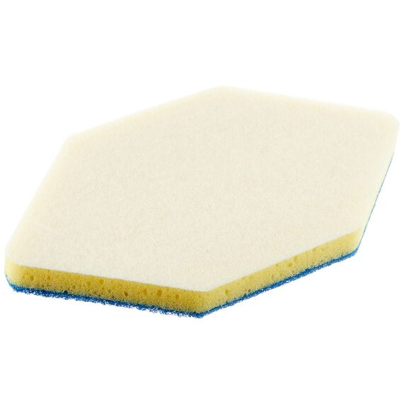 Vileda Bad Blitz Ersatzschwamm, hexagonale Form, für die Badreinigung, kein Verkratzen (Packung mit 3)